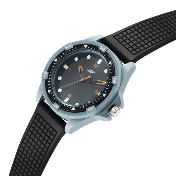 Sonata 7930PP24 | SF Sporty Grey Dial Polyurethane Strap Watch for Men