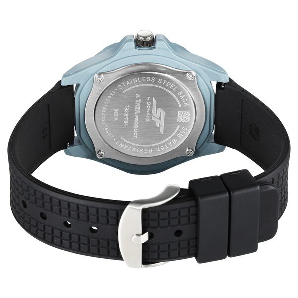 Sonata 7930PP24 | SF Sporty Grey Dial Polyurethane Strap Watch for Men