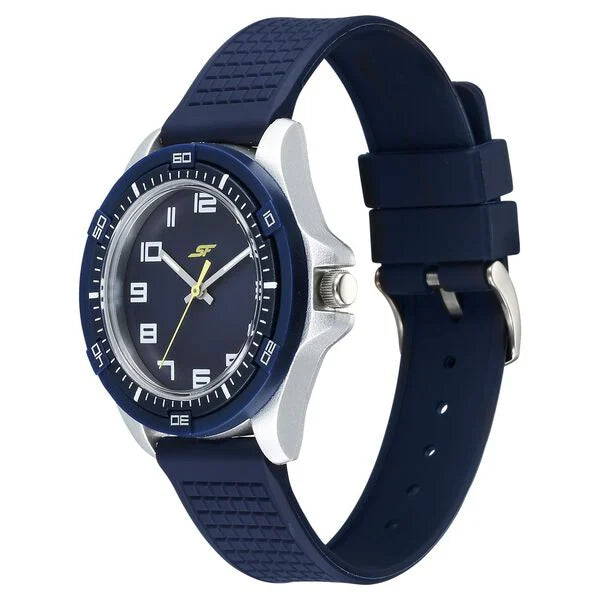 Sonata 7930PP33W | SF Sporty Analogs Quartz Analog Blue Dial Blue Plastic Strap Watch For Men