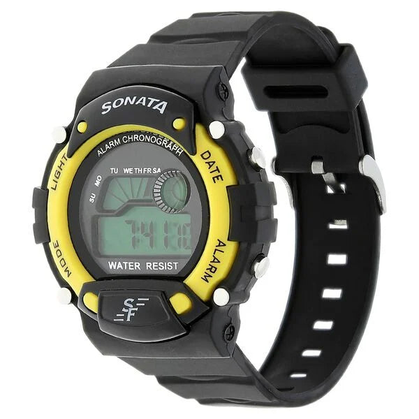 Sonata NR7982PP01 | SF Digital Dial Plastic Strap Watch for Men