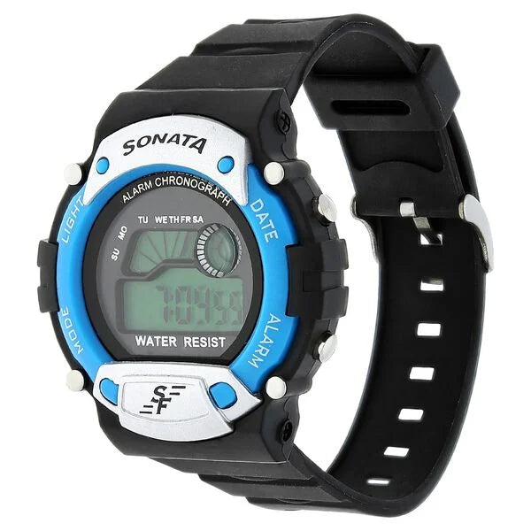Sonata NR7982PP04 | SF Digital Dial Plastic Strap Watch for Men