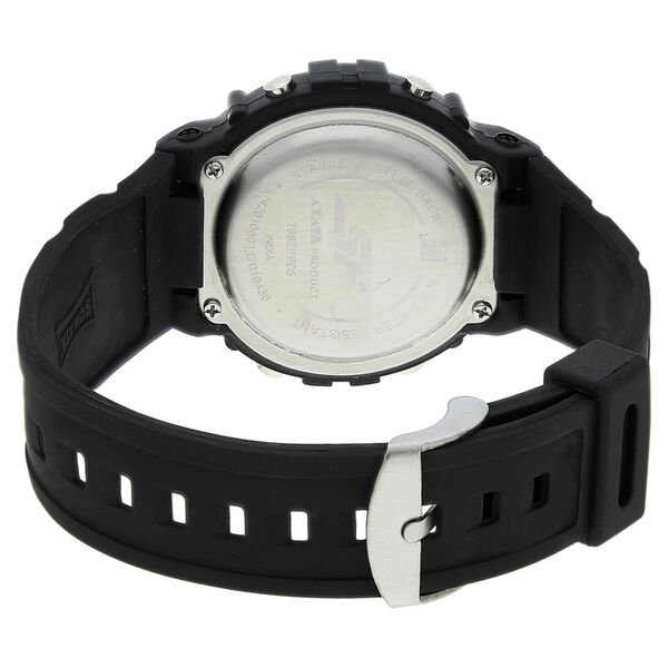 Sonata NS7982PP05 | SF Digital Dial Black Plastic Strap Watch for Men