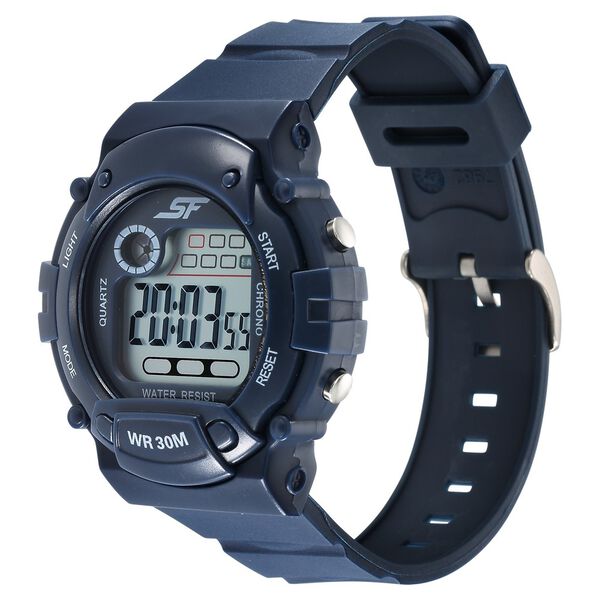 Sonata NS7982PP11 | Sonata Digital Dial Grey Plastic Strap Watch for Men