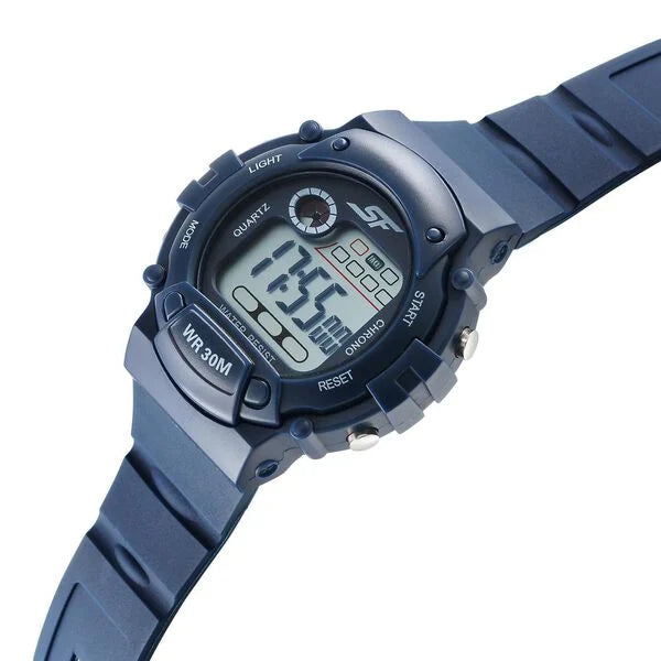 Sonata NS7982PP11 | Sonata Digital Dial Grey Plastic Strap Watch for Men