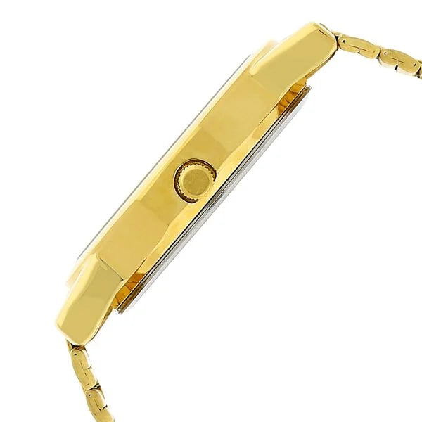 Sonata NP7987YM06W | Sonata Quartz Champagne Dial Golden Stainless Steel Strap Watch For Men