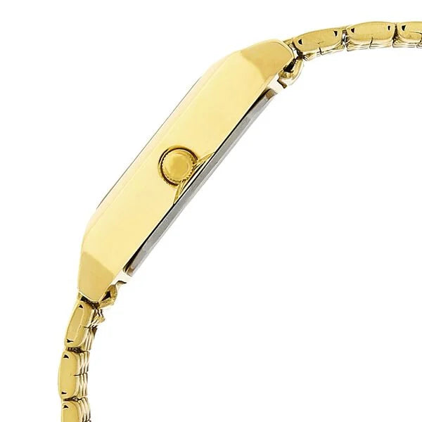 Sonata NG8067YM02 | Sonata Quartz Analog Champagne Dial Stainless Steel Strap Watch for Women
