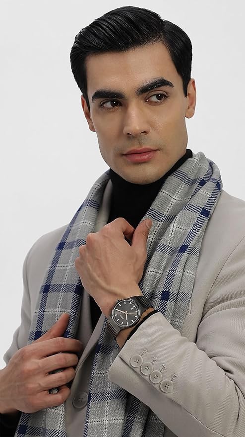 Boss 1514078 | Candor Men Quartz Grey Dial Analog Stainless Steel Watch.