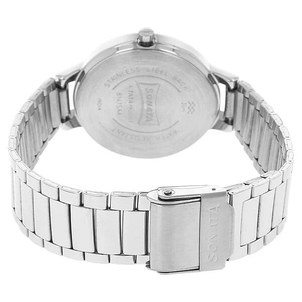 Sonata NS8141SM01 | Sonata Elite Rose Gold Dial Women Watch With Stainless Steel Strap