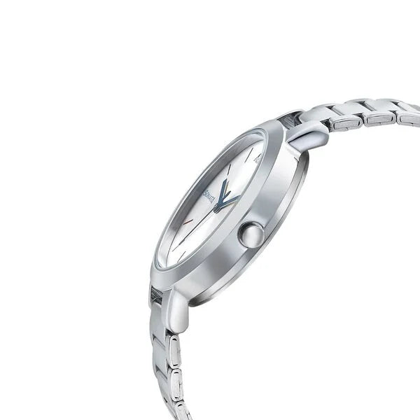 Sonata 8141SM04 | Sonata Quartz Analog Silver Dial Stainless Steel Strap Watch for Women