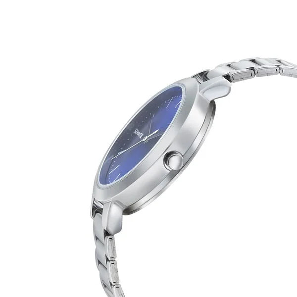 Sonata 8141SM05 | Sonata Quartz Analog Blue Dial Stainless Steel Strap Watch for Women