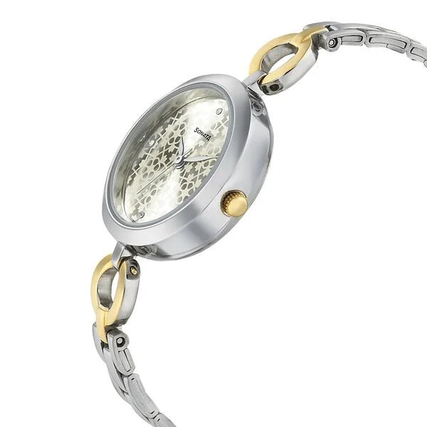 Sonata 8147BM03 | Sonata Wedding Champagne Dial Women Watch With Stainless Steel Strap