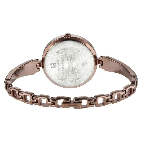 Sonata 8166QM01 | Sonata Utsav Brown Dial Watch for Women