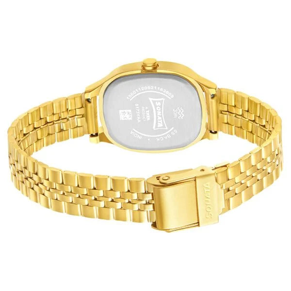 Sonata 8173YM01 | Sonata Linnea Silver Dial Women Watch With Stainless Steel Strap