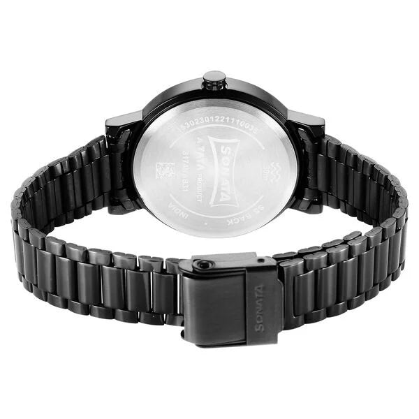 Sonata NS8174NM01 | Sonata Ladies Essentials Grey Dial Stainless Steel Strap Watch for Women