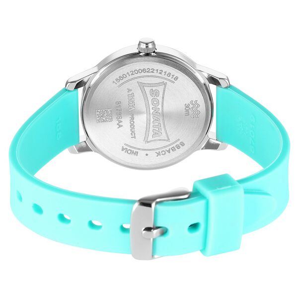 Sonata NS8178SP01 | Sonata Splash Green Dial Women Watch With Plastic Strap