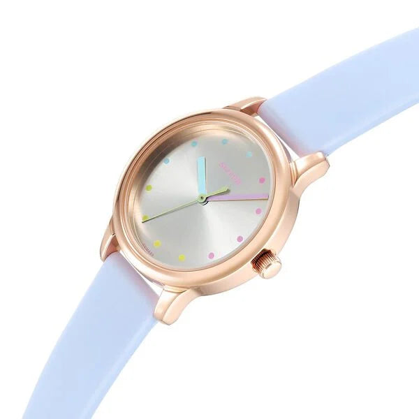 Sonata 8178WP03 | Sonata Splash Silver Dial Women Watch With Plastic Strap
