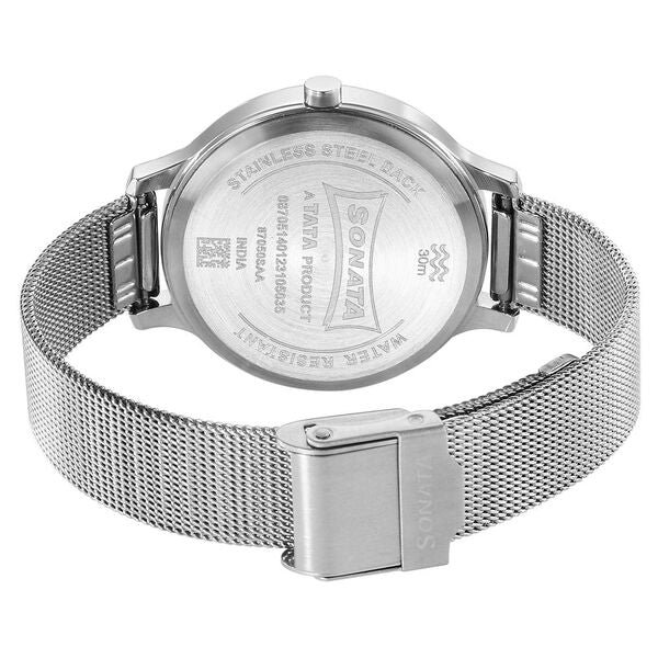 Sonata NS87050SM01 | Sonata Play White Dial Watch for Women