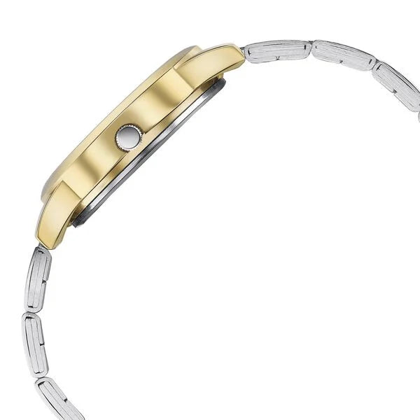 Sonata 87061BM01 | Sonata Glam Gold Quartz Analog Off White Dial Stainless Steel Strap Watch For Women