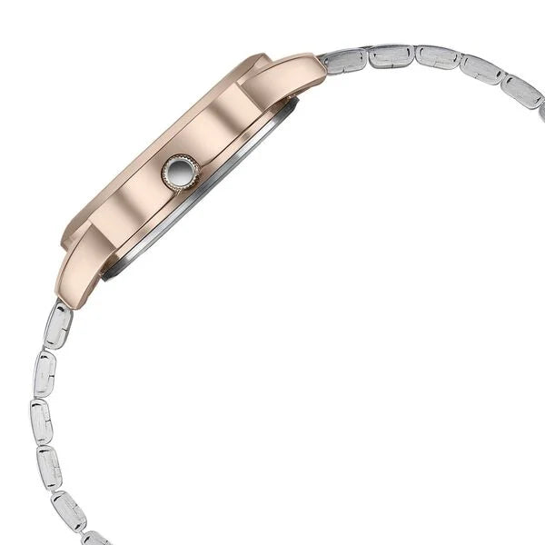 Sonata 87061KM01 | Sonata Glam Gold Quartz Analog Silver Dial Stainless Steel Strap Watch For Women