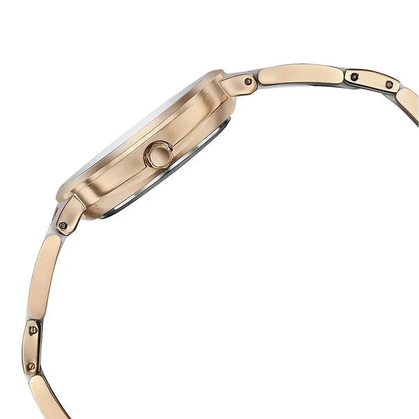 Sonata 87065KD02 | Sonata Quartz Analog Silver Dial Two Toned Stainless Steel Strap Watch For Women