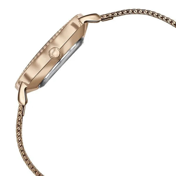 Sonata 87066WM01 | Sonata Quartz Analog White Dial Rose Gold Stainless Steel Strap Watch For Women