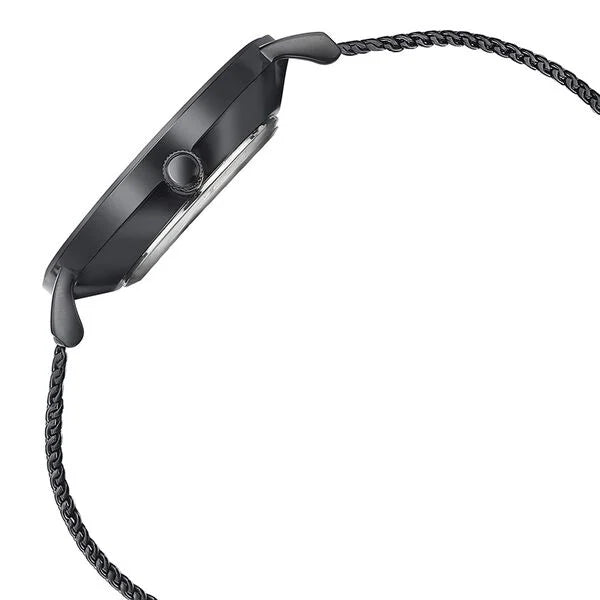 Sonata 8706NM01 | Sonata Quartz Analog Black Dial Black Stainless Steel Strap Watch For Women
