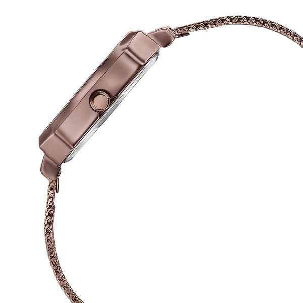 Sonata 87072QM01 | Sonata Modern Edit Quartz Analog Brown Dial Brown Stainless Steel Strap Watch For Women