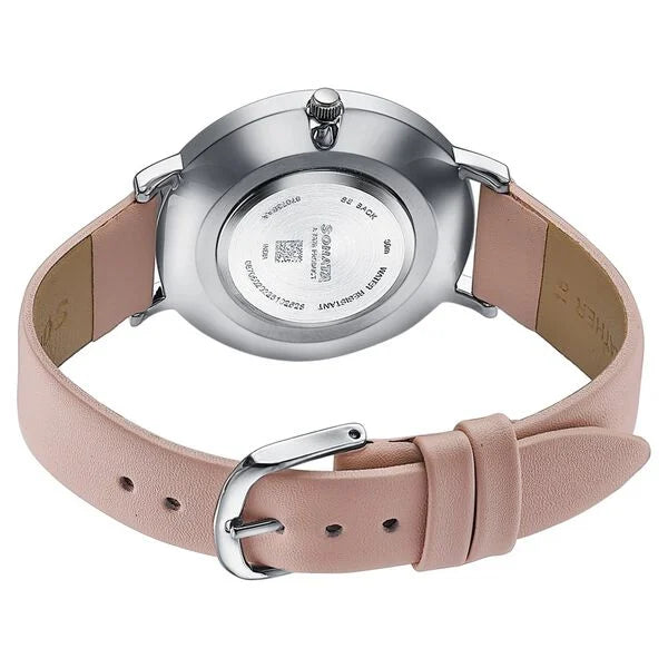 Sonata 87073SL02 | Sonata Pastel Play Quartz Analog Pink Dial Leather Strap Watch For Women