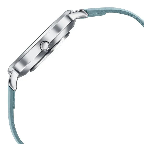 Sonata 87073SL03 | Sonata Pastel Play Quartz Analog Blue Dial Leather Strap Watch For Women