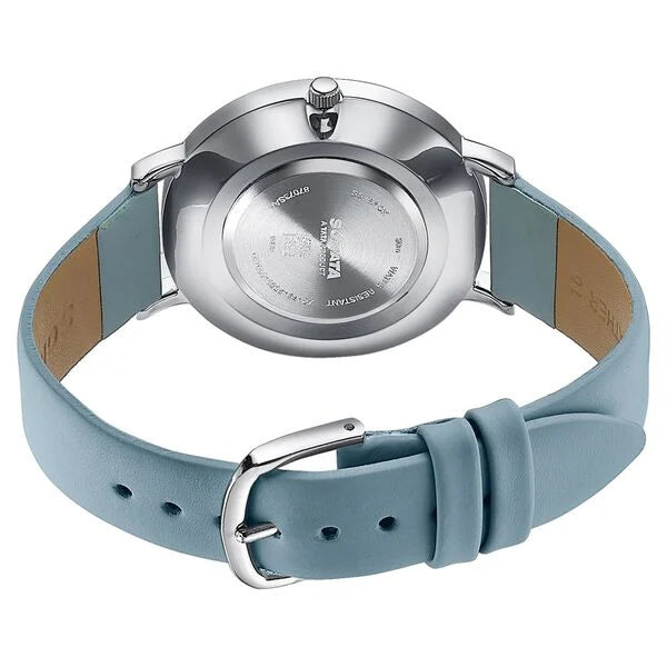 Sonata 87073SL03 | Sonata Pastel Play Quartz Analog Blue Dial Leather Strap Watch For Women