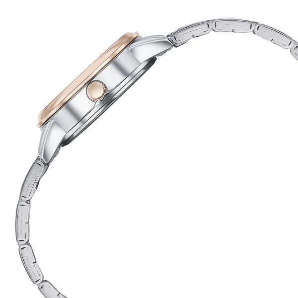 Sonata 87076KM02 | Sonata Wedding Quartz Analog Black Dial Stainless Steel Strap Watch For Women