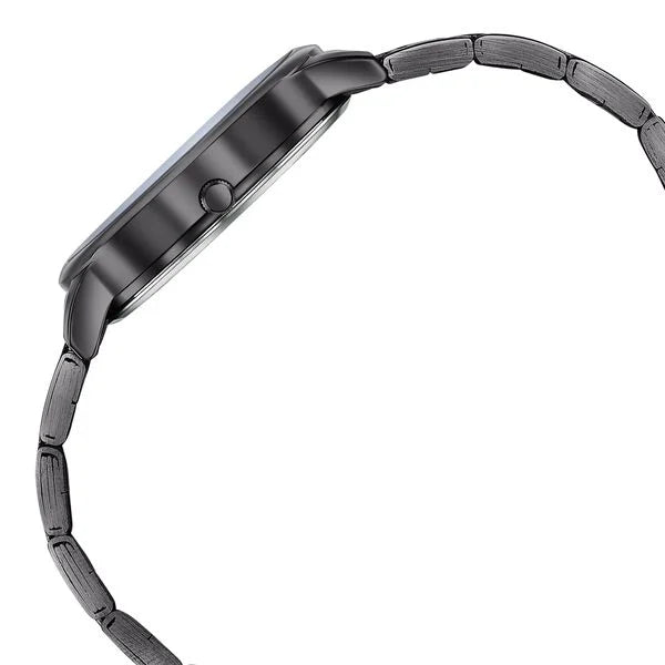 Sonata 87119QM01 | Sonata Women's Work Wear braitiful gun metal Watch - Premium Multifunction design for everyday style