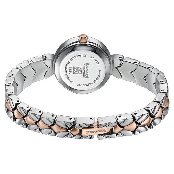 Sonata 87124KM02 | Women's Vintage style blue Blue dial Bracelet Watch