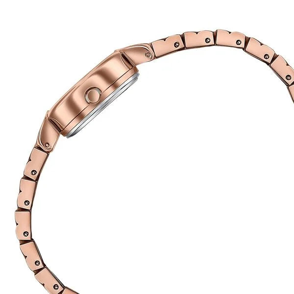 Sonata 87124WM06 | Women's Vintage style Pink dial Bracelet Watch