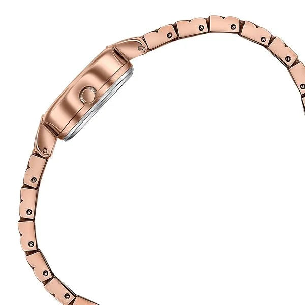 Sonata 87124WM07 | Women's Vintage style brown dial Bracelet Watch