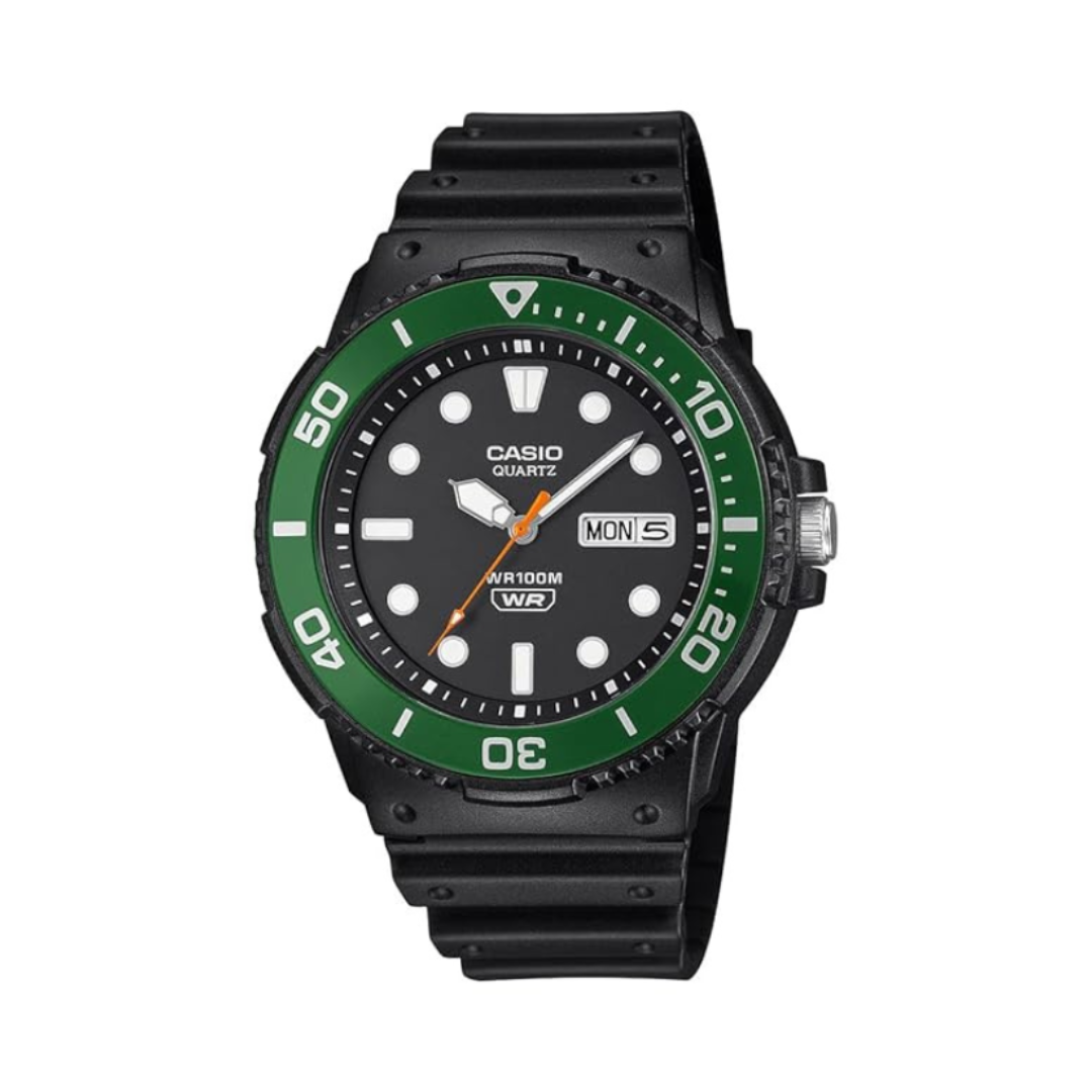 Casio A2404 | Casio Youth MRW-230H-1E3VDF Analog Black Dial Men.