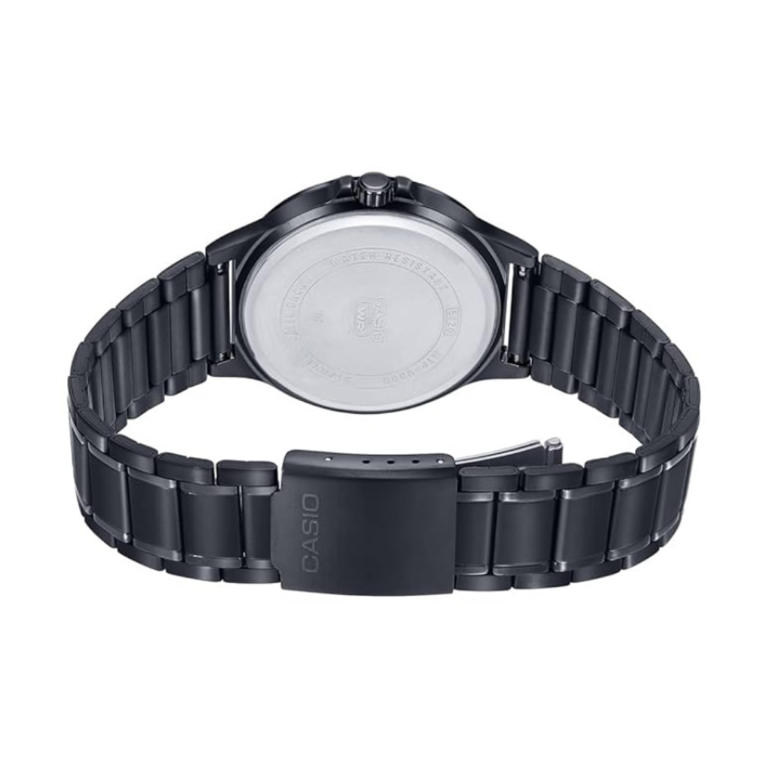 Casio MTP-V300B-1AUDF A1969 | Enticer Men Quartz Black Dial Multi-Function Stainless Steel Watch
