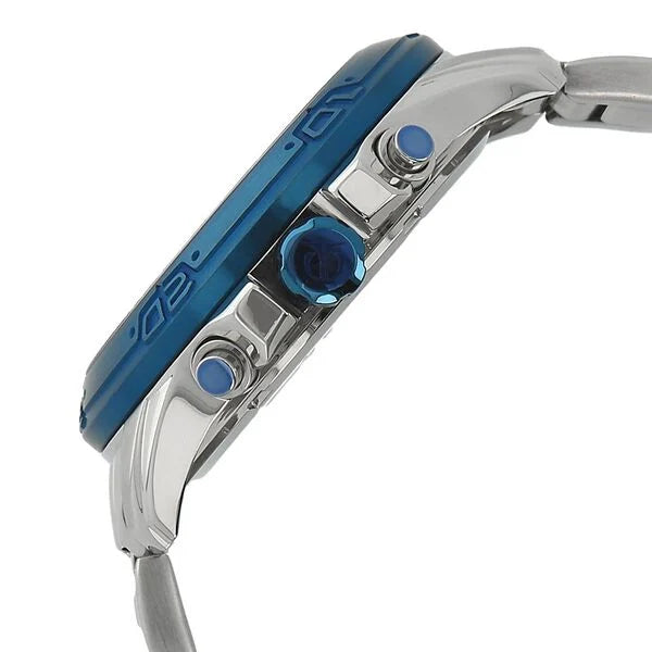 Titan 90047KM02 | Titan Octane Blue Dial Chrono Stainless Steel Strap watch for Men