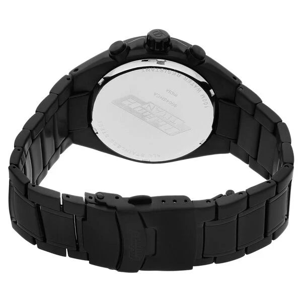 Titan 90048NM01 | Titan Quartz Chronograph Black Dial Stainless Steel Strap Watch for Men