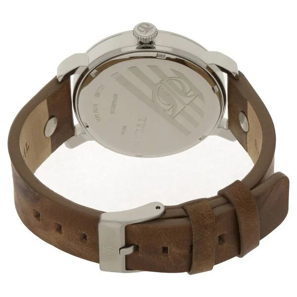 Titan 90049SL03J | Titan Quartz Multifunction Black Dial Leather Strap Watch for Men