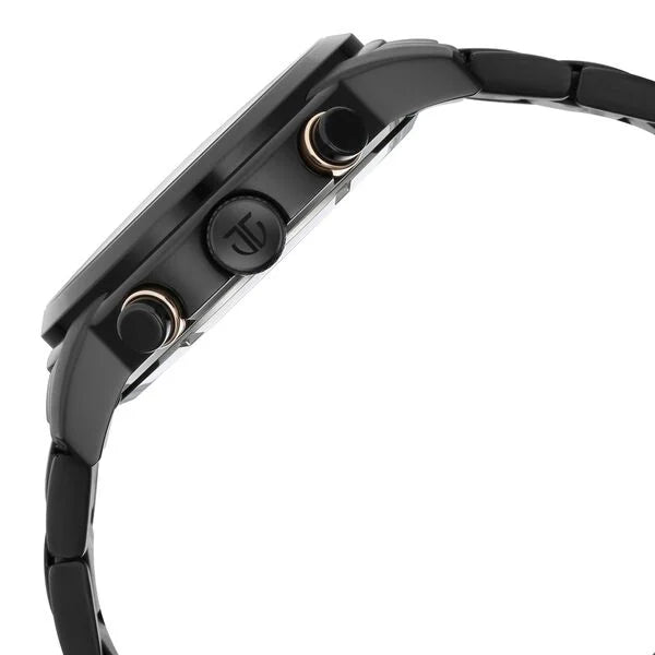 Titan 90086KM05 | Titan Octane Black Dial Chronograph Watch for Men