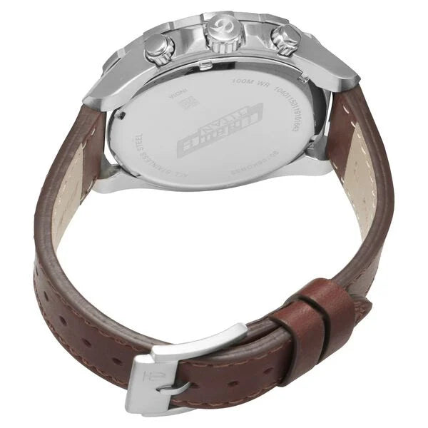 Titan 90108KL02 | Titan Octane Blue Chronograph Leather Strap watch for Men