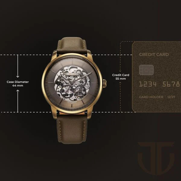 Titan 90110QL03 | Titan Automatic Color Upgrade Brown Dial Brown Leather Strap Watch For Men