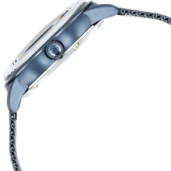 Titan 90110QM01 | Titan Skeletal Automatic Blue Dial Blue Stainless Steel Strap Watch for Men