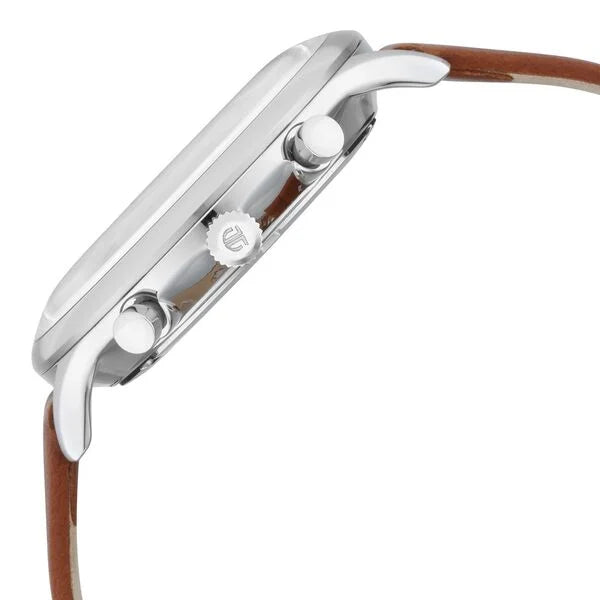 Titan 90134SL01 | Titan Light Leathers Multifunction Black Dial Brown Leather Strap Watch For Men
