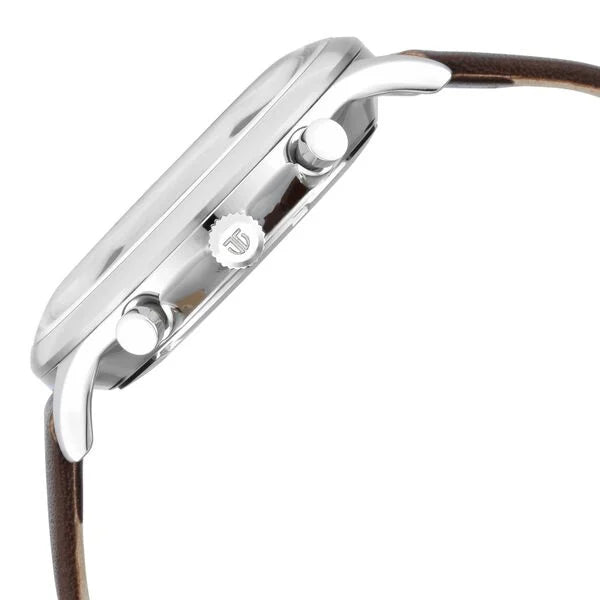 Titan 90134SL02 | Titan Quartz Multifunction Brown Dial Leather Strap Watch for Men
