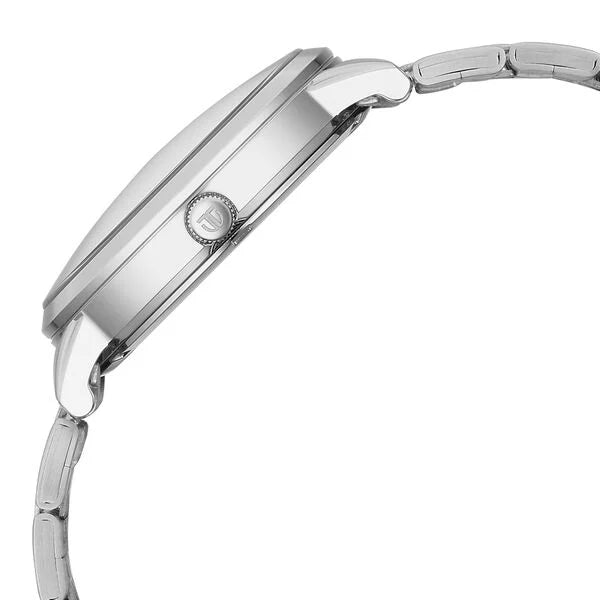 Titan 90202SM01 | Titan Elegance Analog with Date by Hand and Dark Grey Dial Stainless Steel Strap Watch for Men