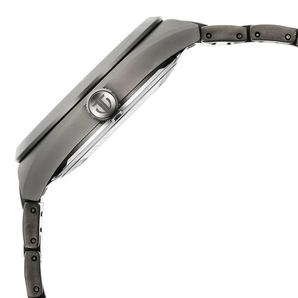 Titan 90221QM02 | Titan Nexus Skeletal Automatic Analog with Gun Dial Gun Stainless Steel Strap Watch for Men