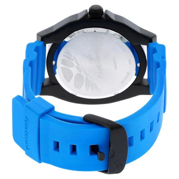 Fastrack NE9462AP03J | Fastrack Quartz Analog Black Dial Plastic Strap Watch for Guys