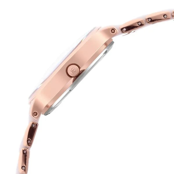 Titan 95016WD02 | Titan Quartz Analog with Date Mother of Pearl Dial Stainless Steel & Ceramic Strap Watch for Women